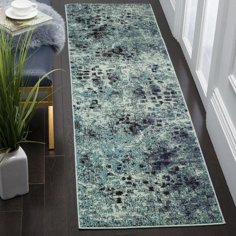Safavieh Monaco 2'-2" x 10'-0" Rug in Light Blue / Multi