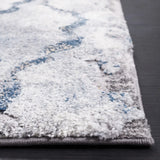 Safavieh Cyrus Shag 4'-5" x 6'-5" Rug in Ivory / Blue