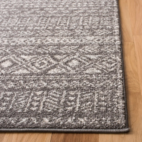 Safavieh Tulum 5'-3" x 7'-6" Rug in Dark Grey / Ivory
