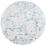 Safavieh Amelia 6'-7" x 6'-7" Rug in Grey / Turquoise