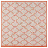 Safavieh Beach House 6'-7" x 6'-7" Rug in Beige / Orange