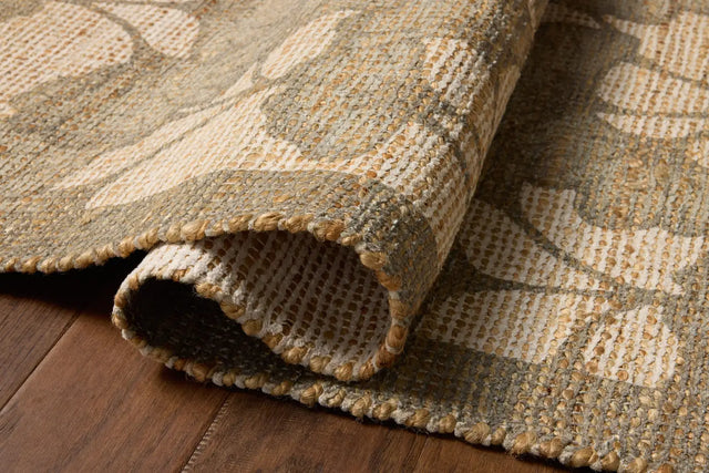 Chris Loves Julia x Loloi Rue RUE-02 Olive / Sage Rug - pile height