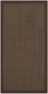 Safavieh Natural Fiber 2'-6" x 4'-0" Rug in Brown / Brown