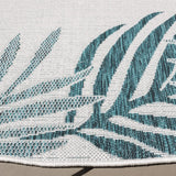 Safavieh Beach House 6'-7" x 6'-7" Rug in Blue / Ivory