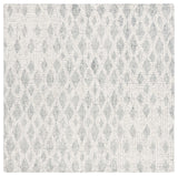 Safavieh Abstract 6'-0" x 6'-0" Rug in Grey / Ivory