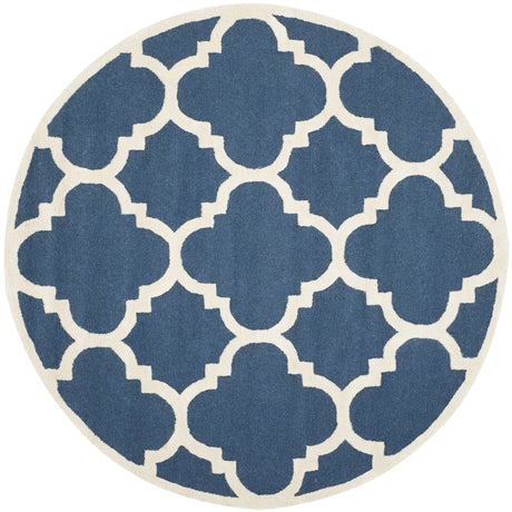 Safavieh Cambridge 6'-0" x 6'-0" Rug in Navy / Ivory
