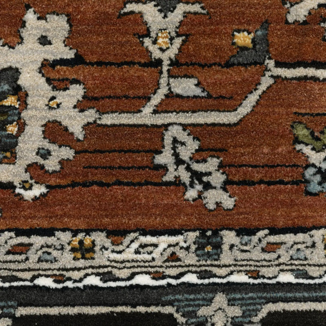 Oriental Weavers Sphinx KEIRA KEI05 Rust Traditional Rugs - room scene 2