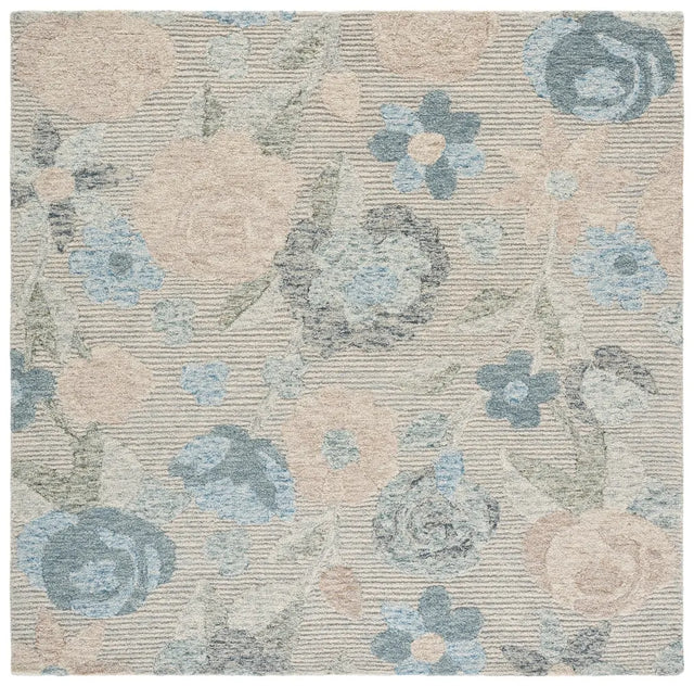 Safavieh Metro 6'-0" x 6'-0" Rug in Blue / Grey