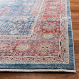 Safavieh Victoria 4'-0" x 6'-0" Rug in Navy / Red