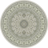Dynamic Rugs Ancient Garden 57119 Soft Grey / Cream Rugs - Round