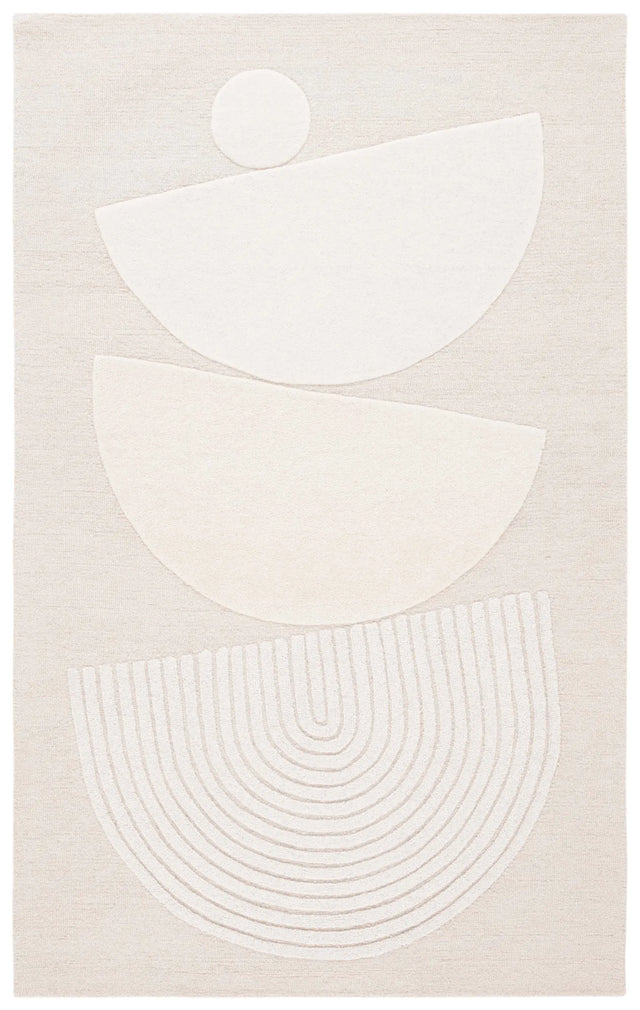 Safavieh Ebony 4'-0" x 6'-0" Rug in Beige / Ivory