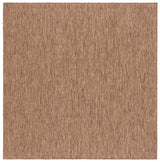 Safavieh Beach House 6'-7" x 6'-7" Rug in Brown