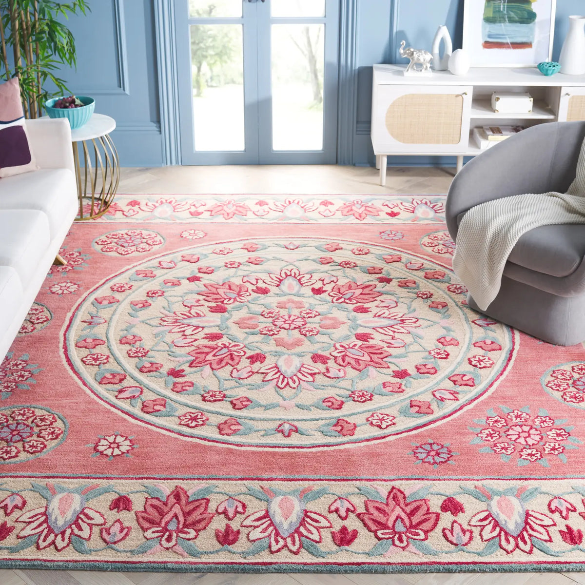 Safavieh Bellagio 10'-0" x 14'-0" Rug in Red / Beige