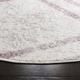 Safavieh Adirondack 6'-0" x 6'-0" Rug in Ivory / Plum