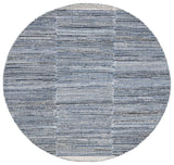 Safavieh Kilim 6'-0" x 6'-0" Rug in Blue / Ivory