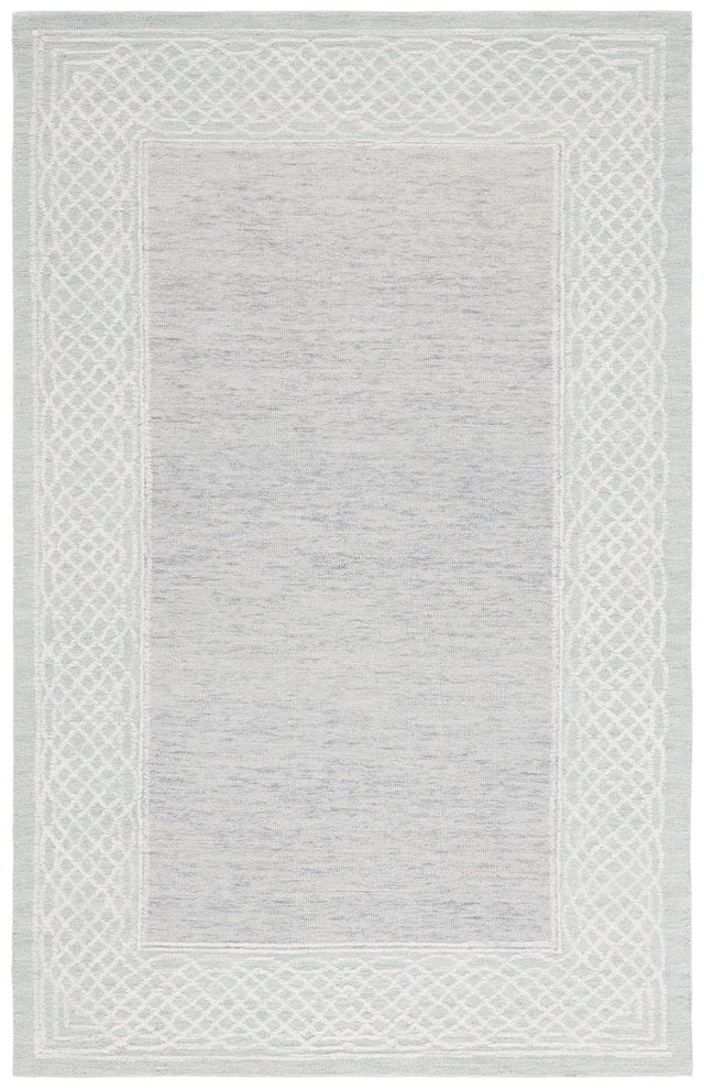 Safavieh Ebony 4'-0" x 6'-0" Rug in Grey / Ivory