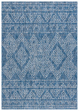 Safavieh Courtyard 5'-3" x 7'-7" Rug in Navy / Grey