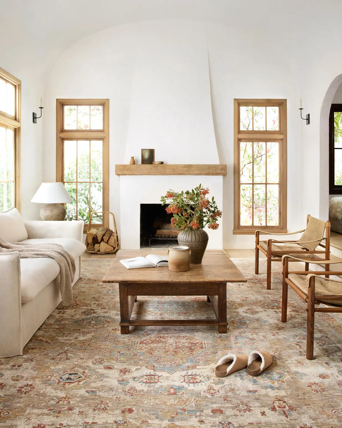 Loloi Gaia Gaa-02 Gold/Taupe Rugs - room scene 1