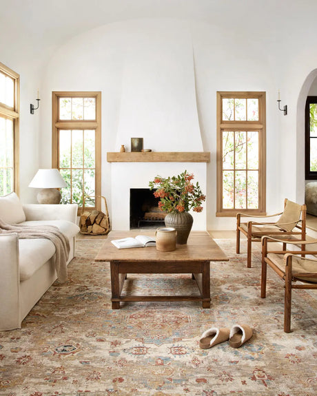 Loloi Gaia Gaa-02 Gold/Taupe Rugs - room scene 1