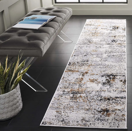 Safavieh Amalfi 2'-0" x 8'-0" Rug in Creme / Gold