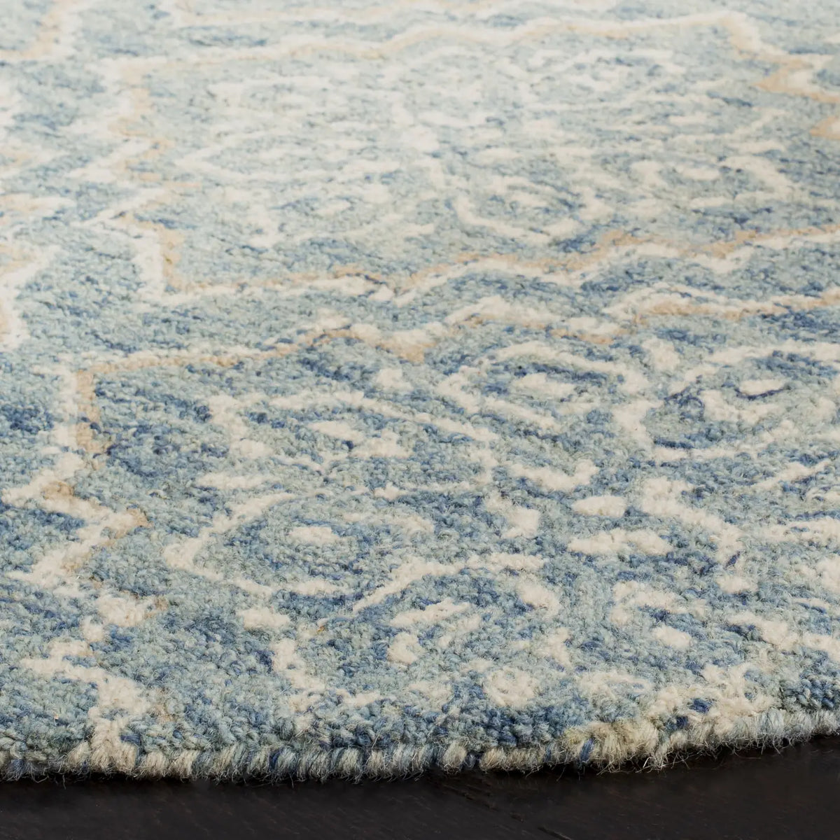 Safavieh Abstract 6'-0" x 6'-0" Rug in Blue / Grey