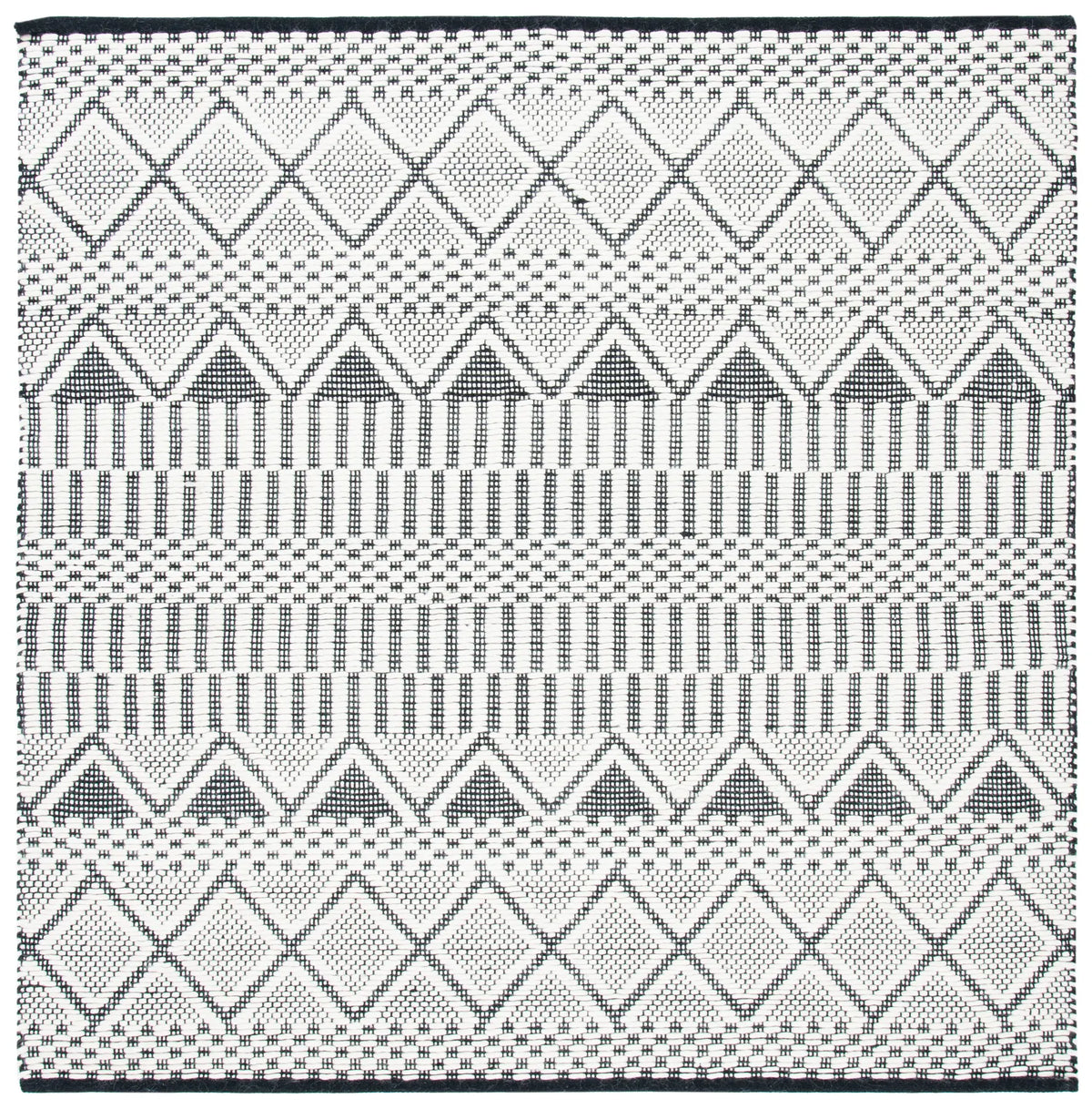 Safavieh Natura 6'-0" x 6'-0" Rug in Ivory / Black