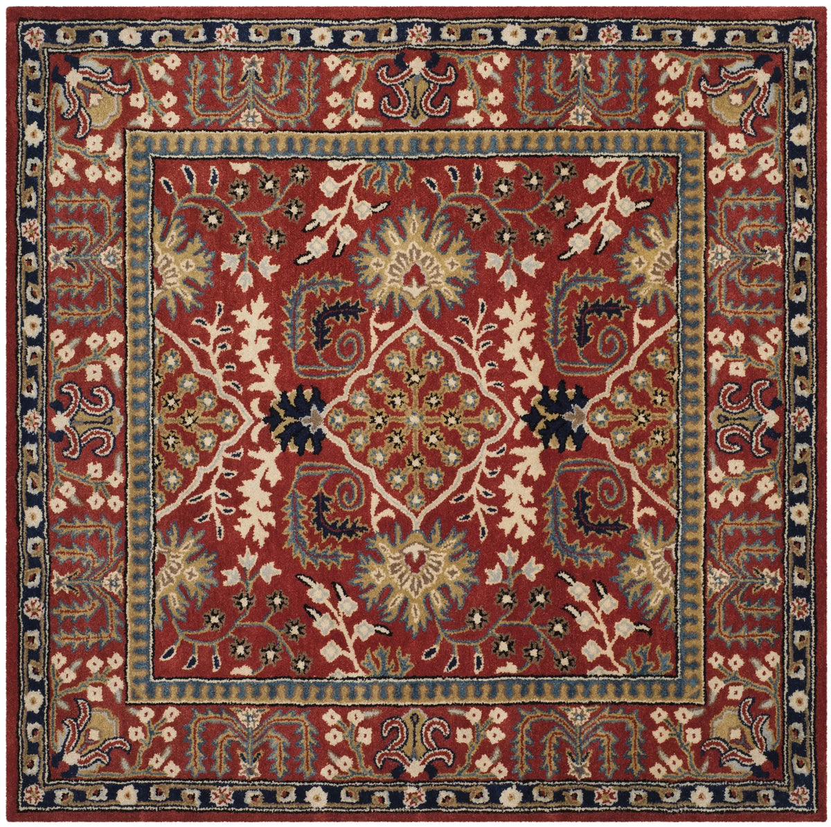 Safavieh Antiquity 6'-0" x 6'-0" Rug in Red / Multi