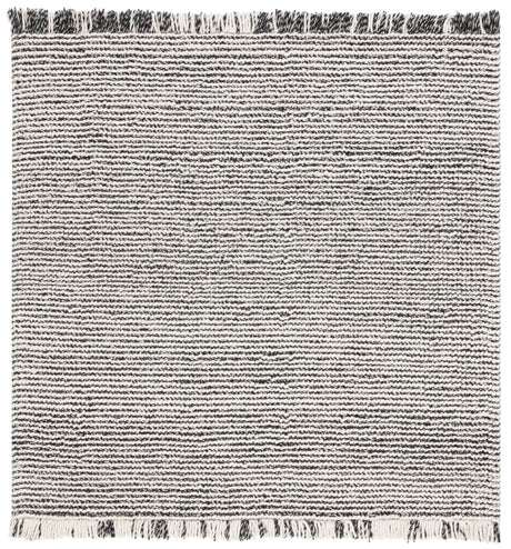 Safavieh Natura 6'-0" x 6'-0" Rug in Black / Ivory