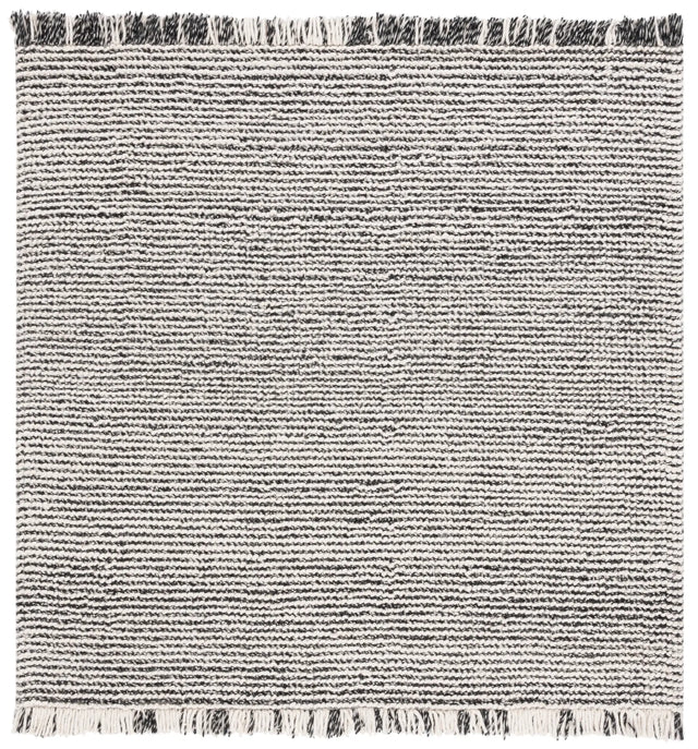Safavieh Natura 6'-0" x 6'-0" Rug in Black / Ivory