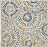 Safavieh Veranda 6'-7" x 6'-7" Rug in Cream / Green