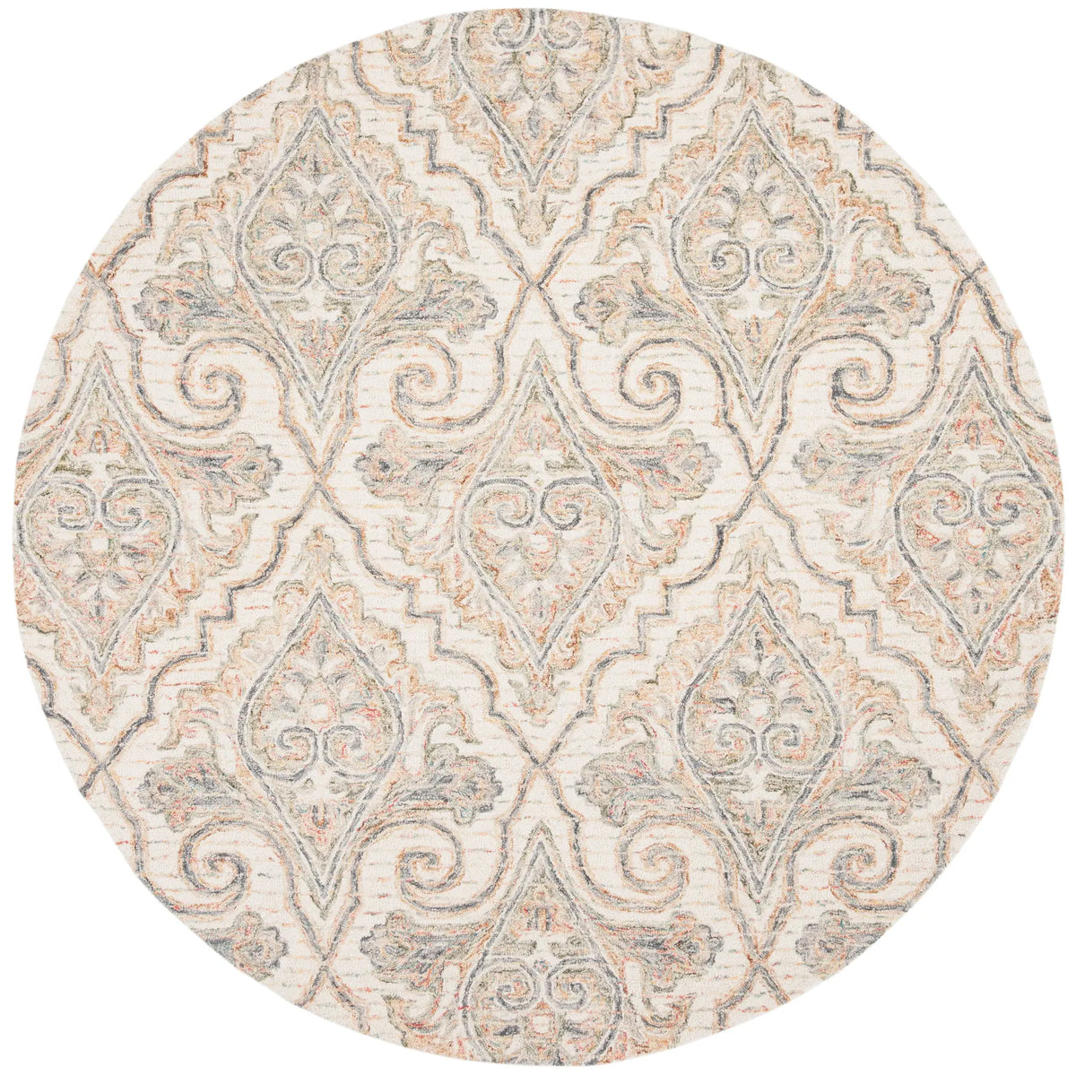 Safavieh Aubusson 6'-0" x 6'-0" Rug in Ivory / Green