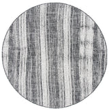 Safavieh Courtyard 6'-7" x 6'-7" Rug in Black / Grey