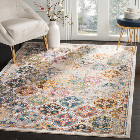 Safavieh Aria 5'-0" x 6'-7" Rug in Beige / Multi