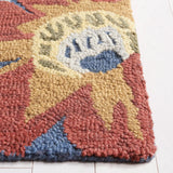 Safavieh Blossom 4'-0" x 6'-0" Rug in Navy / Red