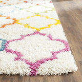 Safavieh Sgk-Shag Kids 4'-0" x 6'-0" Rug in Ivory / Multi