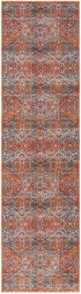 Safavieh Vintage Persian 2'-2" x 12'-0" Rug in Aqua / Orange