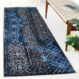 Safavieh Adirondack 2'-6" x 8'-0" Rug in Blue / Black