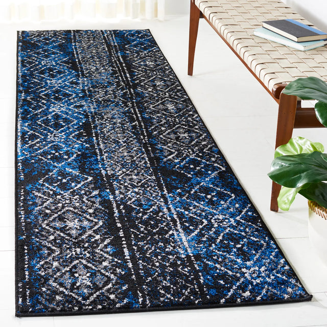 Safavieh Adirondack 2'-6" x 8'-0" Rug in Blue / Black