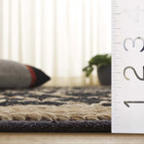 Safavieh Natural Fiber 4'-0" x 6'-0" Rug in Charcoal