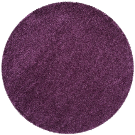 Safavieh Shag 4'-0" x 4'-0" Rug in Purple