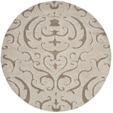 Safavieh Florida Shag 6'-7" x 6'-7" Rug in Cream / Beige
