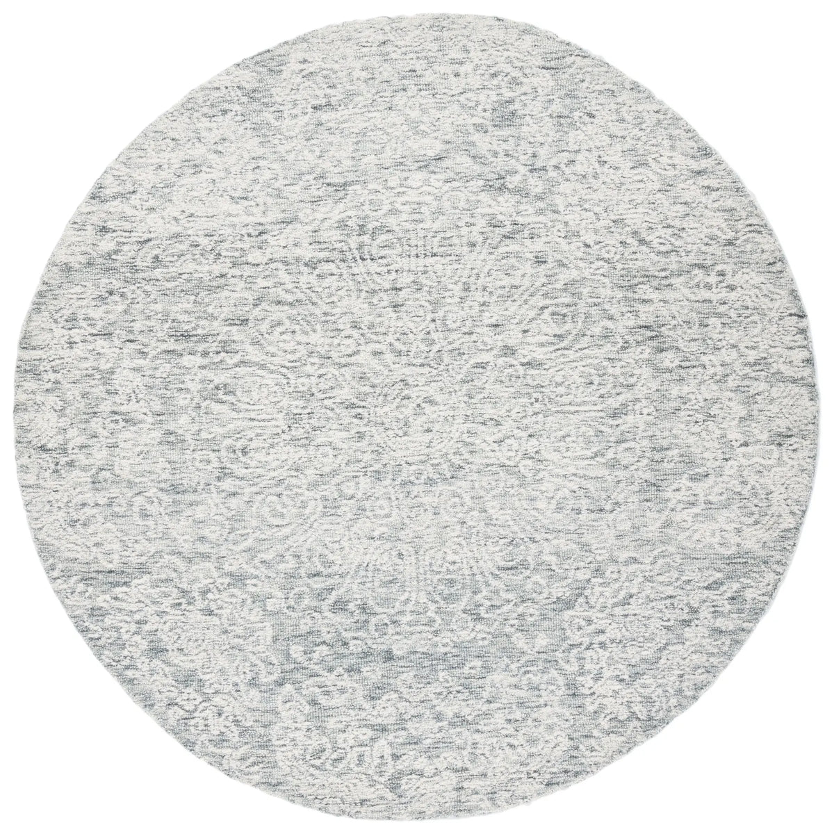 Safavieh Metro 6'-0" x 6'-0" Rug in Dark Grey / Ivory