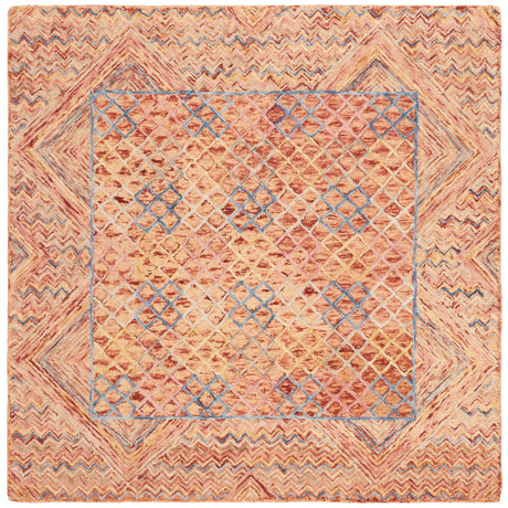 Safavieh Aspen 6'-0" x 6'-0" Rug in Gold / Pink