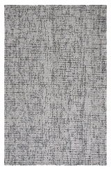 Safavieh Abstract 4'-0" x 6'-0" Rug in Dark Grey / Ivory