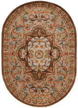 Safavieh Classic 4'-6" x 6'-6" Rug in Beige / Olive