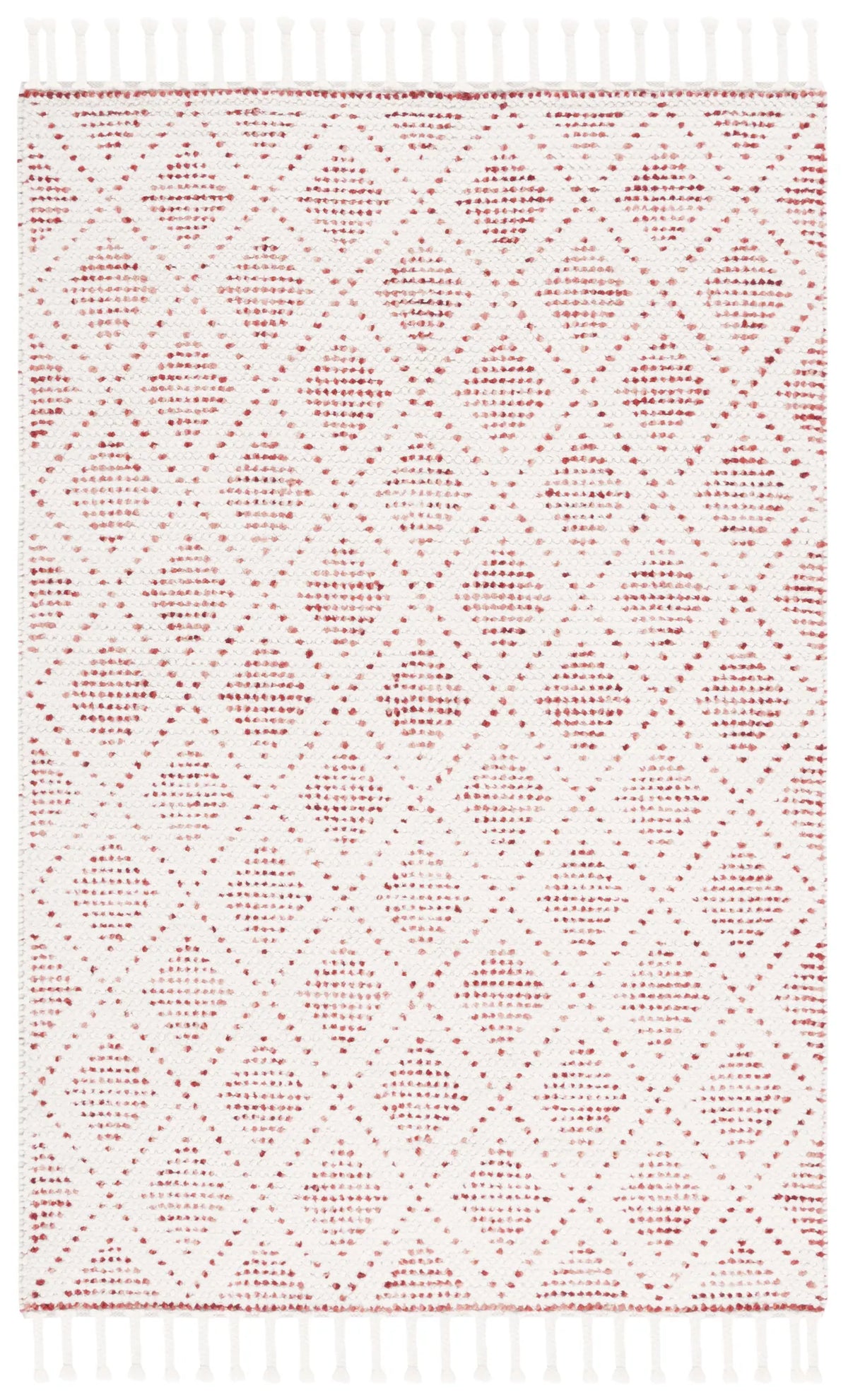 Safavieh Natura 4'-0" x 6'-0" Rug in Ivory / Red