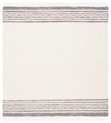 Safavieh Montauk 6'-0" x 6'-0" Rug in Beige / Blue