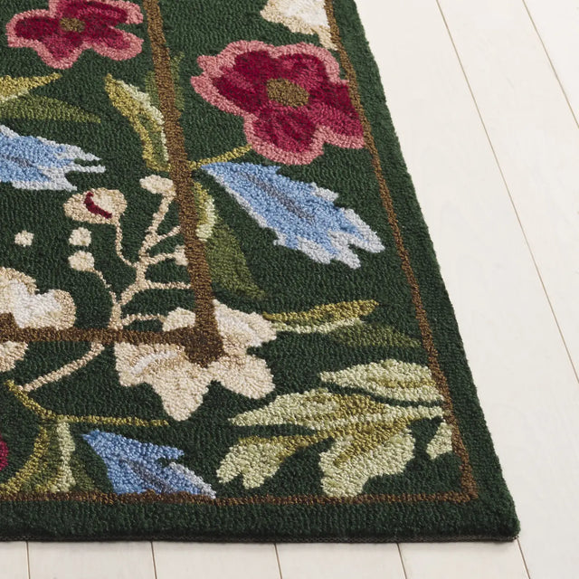 Safavieh Jardin 2'-3" x 8'-0" Rug in Green / Red