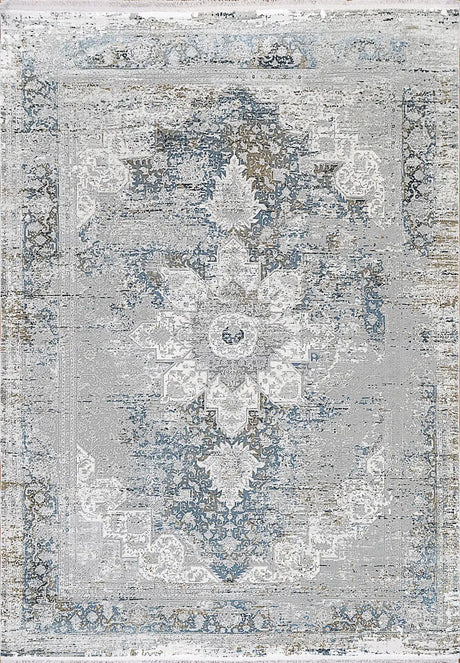 Dynamic Rugs Ruby 2161 Grey / Blue Rugs - Rectangular