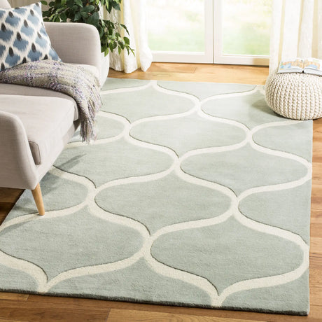 Safavieh Cambridge 4'-0" x 6'-0" Rug in Grey / Ivory